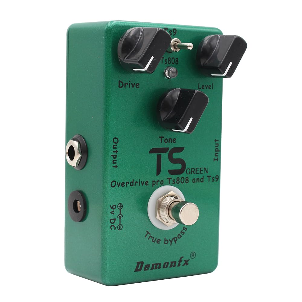Demonfx TS GREEN/OverDrive TS-style overdrive guitar effect