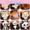 Adorable Plush Cartoon Panda Backpack For Kids Perfect For School And Play