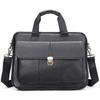 New Men's Briefcase Casual Vintage Genuine Leather Handbag Large-Capacity Business Laptop Bag Crossbody Bag