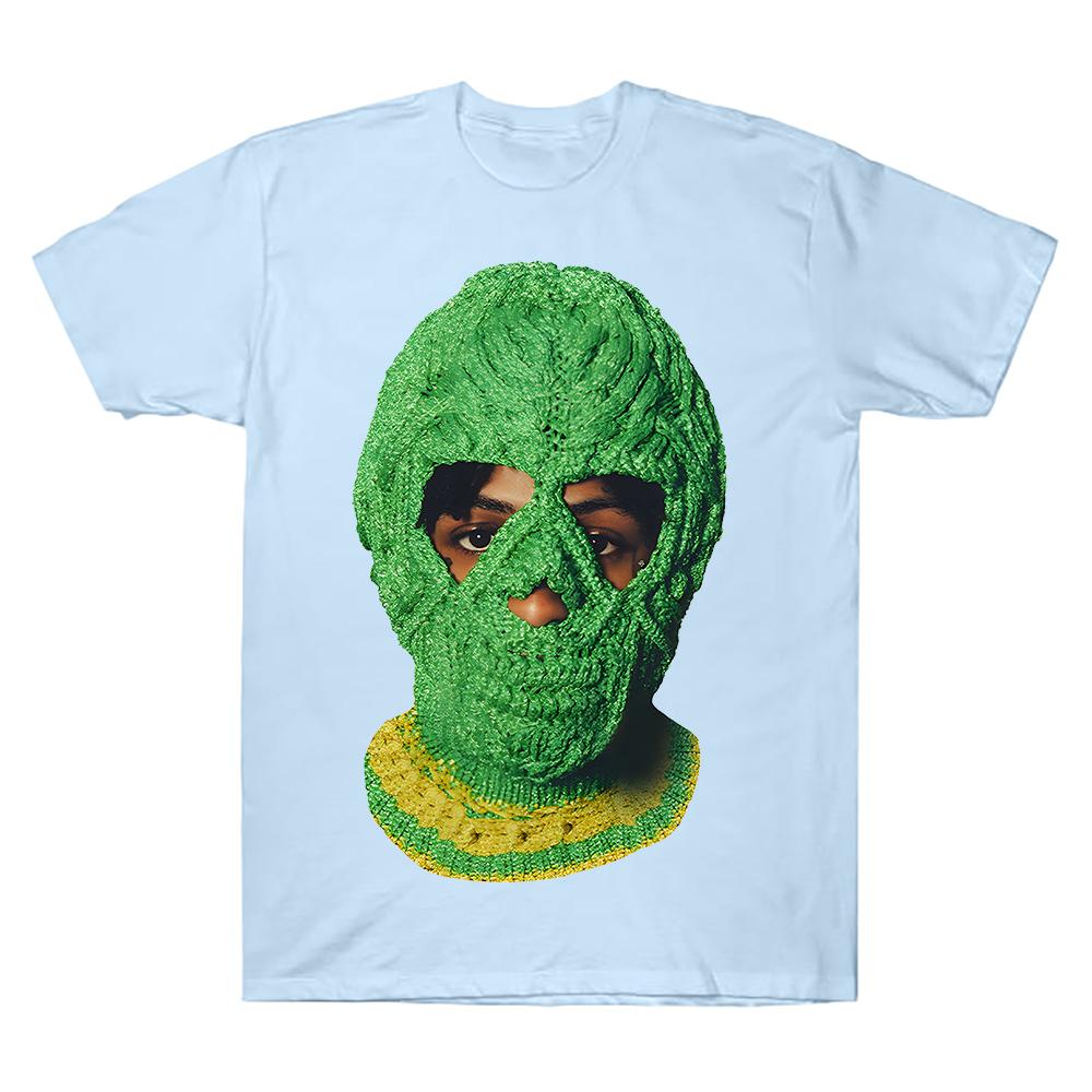 YoungBoy Never Broke Again Mask Boxy Tee Men Fashion T-shirt Hip Hop Tops Tee Women Tshirt Summer Cotton Tee