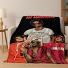 3D Bruno Mars Superstar Flanelldecke, kuschelweiche Überwurfdecke für Zuhause, Schlafzimmer, Bett, Sofa, Picknick, Büro, Geschenk für Kinder