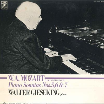 LP Record WALTER GIESEKING  Mozart Piano Sonatas Nos. 5 6 And  EAC70007 ANGEL Japan Obi Classical Used