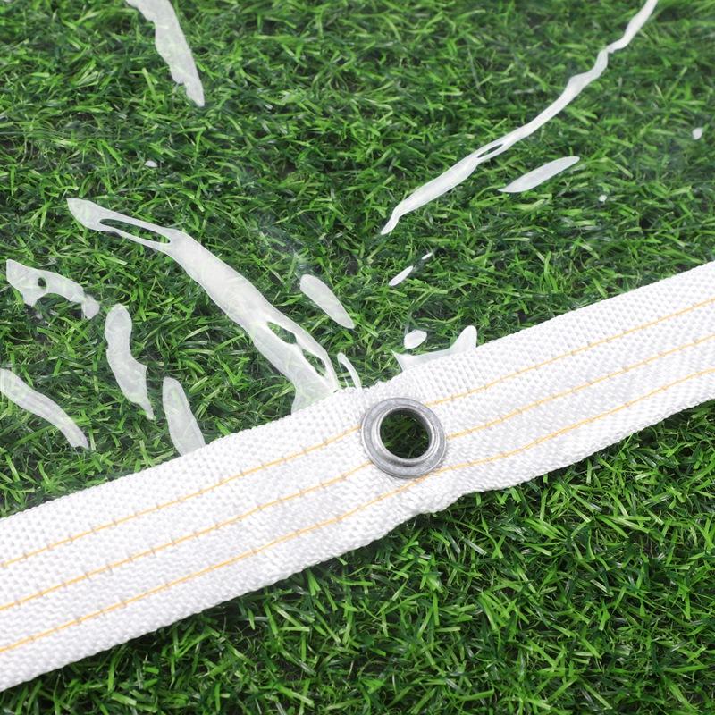 Customize Transparent Tarpaulin Waterproof PVC Canvas Garden Succulent Plants Clearly Rain Cover Balcony Windows Rainproof Cloth