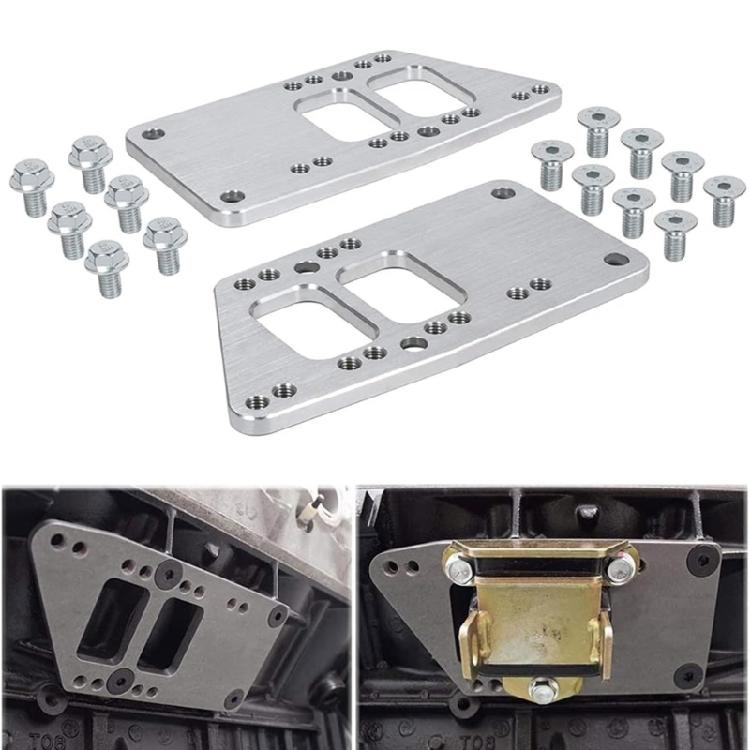 Replacement Accessories for LQ4 LQ9 LS6 L92 L99 L33 LR4 Swap Motor Mounts Adapter Plates 551628 Easy Installation