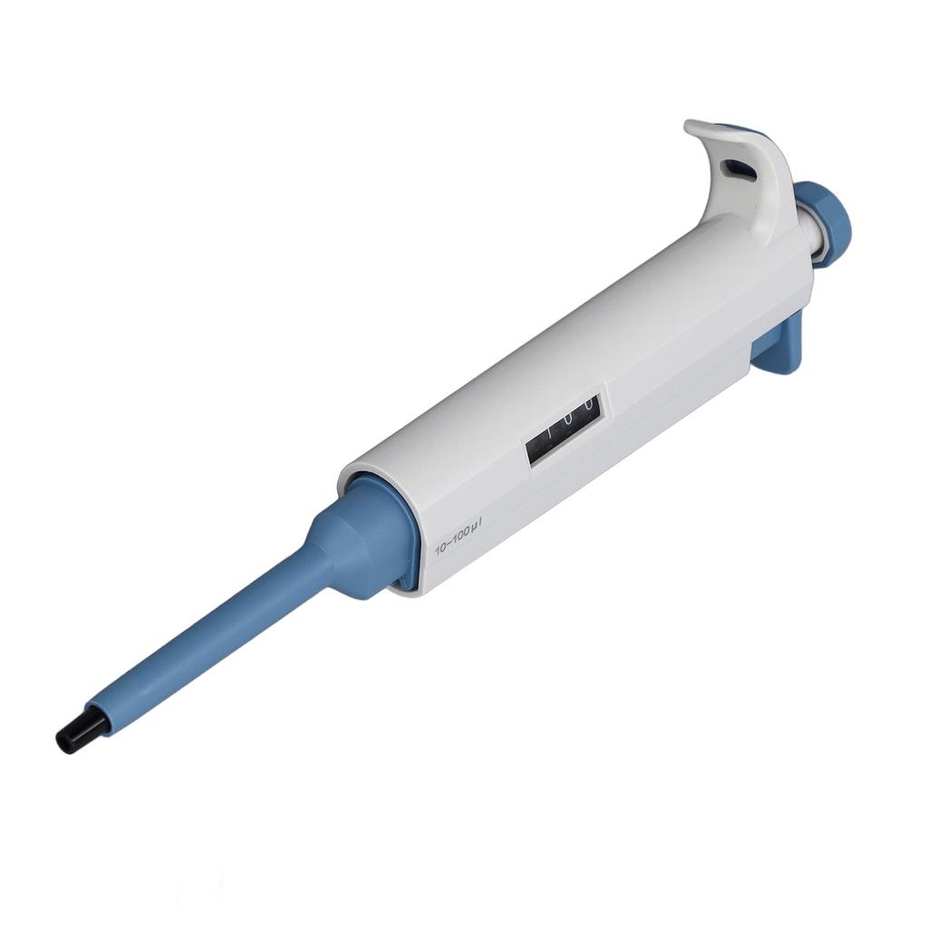 Single Channel Pipettor 10?100ul Adjustable Variable Volume Micropipette with Large Capacity Tip