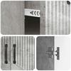 Sideboard Concrete Grey 66 x 34.5 x 87 cm Engineered Wood