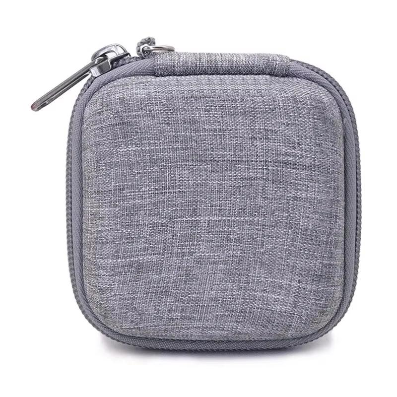 Mini Tragbare Eva Aufbewahrungstasche Tasche Tragetasche Reißverschluss Kopfhörertasche für Airpod Kopfhörer/Telefon/Ladekabel Zubehör