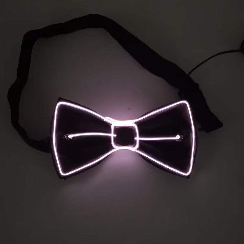 Glowing Butterfly Knot Suitable For Christmas Party Led Glowing Bow Tie Performance Props Festive Costumes Special Use