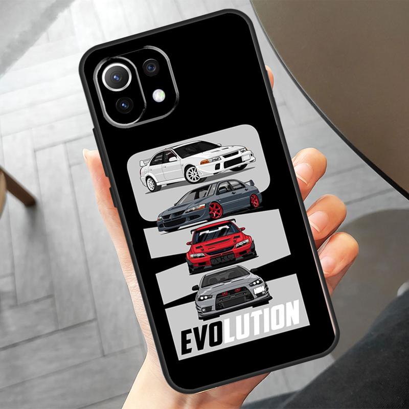JDM Car Evo Case For POCO X3 X5 X6 F6 Pro M6 M5s F3 F5 Xiaomi 13T Pro 11T 12T 12 Lite 13 14 Ultra Cover