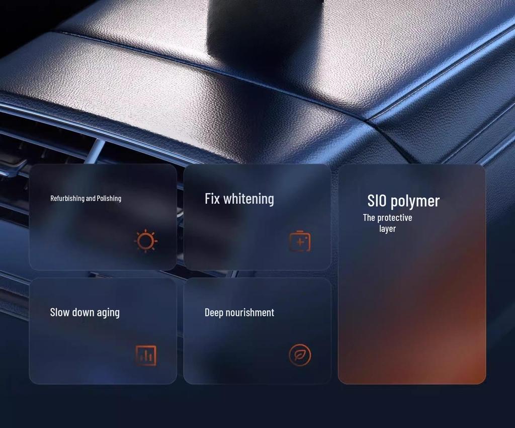 Innenraum-Beschichtungs- & Polierwachs für Leder, Kunststoff & Motorraum