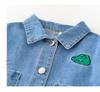Infant Dinosaur Denim Jacket - Cotton, Ages 0-3, Autumn Wear