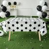 2PCS Stain-resistant Football Theme Disposable Tablecloth Waterproof Football Sport Table Linen  Boy