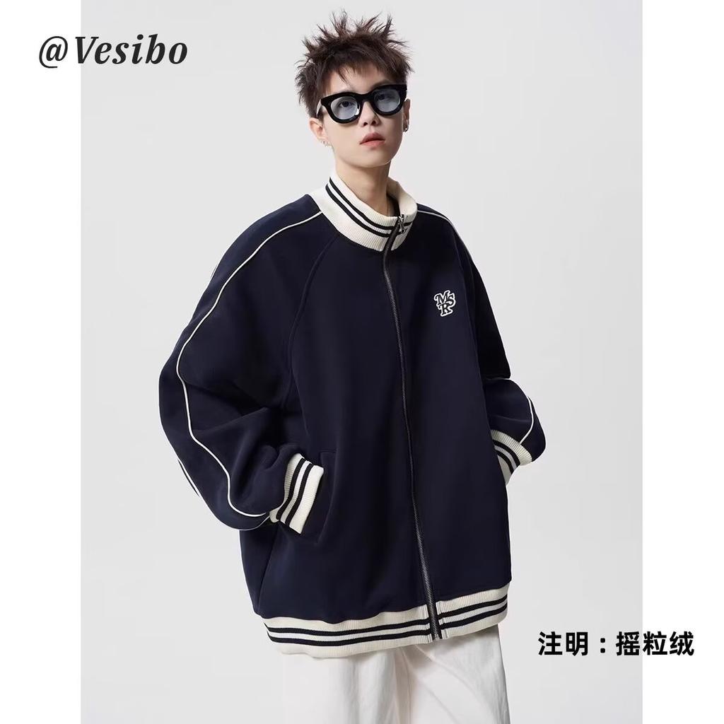 2025 Spring and Autumn Pu Handsome Coat Men's Ins High Street Fashion Brand Hong Kong Style Japanese Harajuku Style Korean Style Trendy Loose Jacket