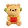 Plush Toy Hamburger Fries Bear Gift For Girls Home Decor Collectors