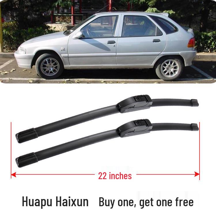 Compatible Boneless Wiper Blades for Huapu Haixun 04-07, Original Rubber Strips