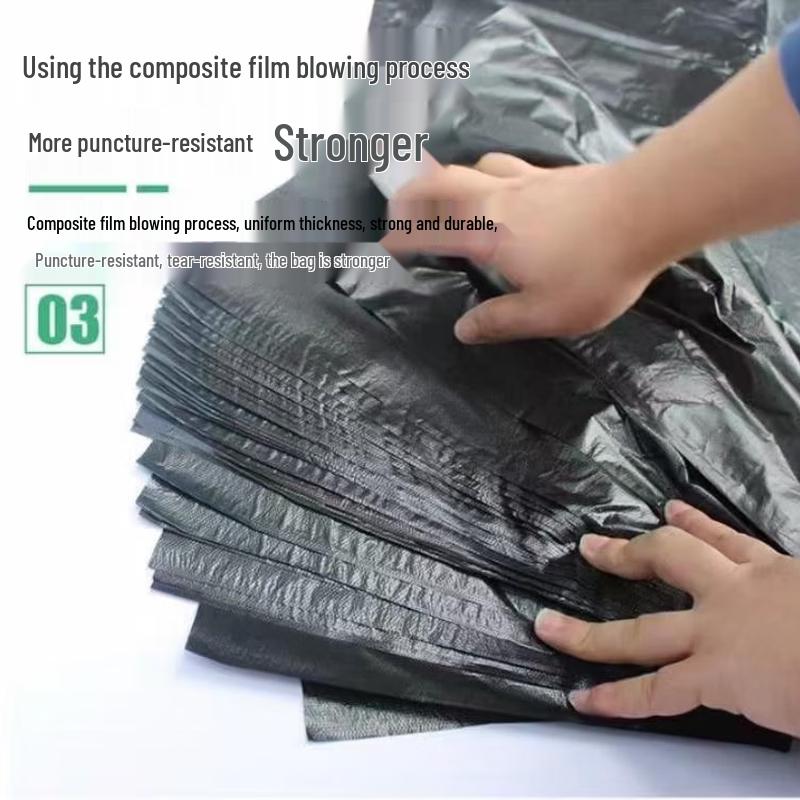 CHAHUA Extra Large Black Garbage Bags