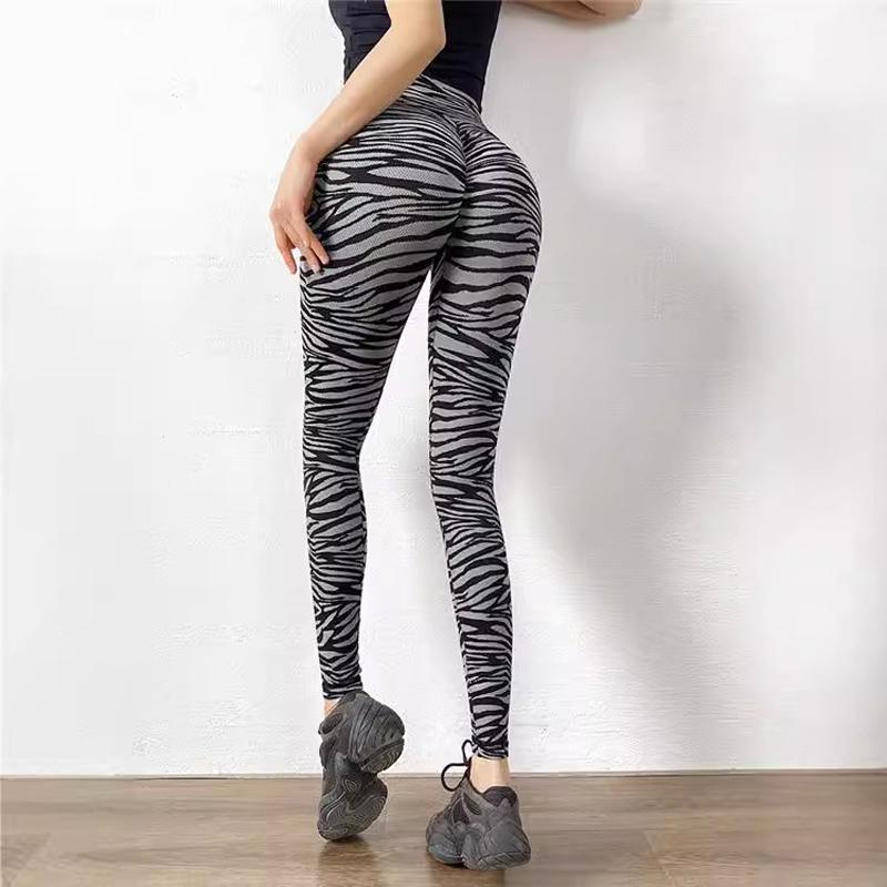 Women Leggings Wrinkle Fashion Yoga High Stretch Fitness Women's Leggings