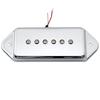 Artec ASA93 Alnico 5 P90 Dog-Ear Pickup with Bridge PU for ES330 Casino-Style Electric Guitar, Chrome
