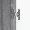 Sideboard Grey Sonoma 89 x 34.5 x 80 cm Particleboard