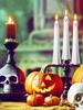 Ghost Shaped Plastic Candles Battery Operated 2/4/6 Pack White Spooky Candles for Party Favor Home Table Centerpieces Fireplace