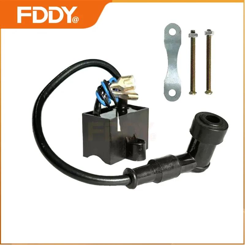 FDDY CDI Ignition Coil Magneto Coil For 49cc 50cc 60cc 66cc 80cc 2-Stroke Engines Motor Motorized Bicycle Bike Parts
