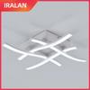 Modern LED Ceiling Light Cross Wave Line Ceiling  Lamp For Restaurant Living Room Bedroom Entrance Hallway Illumination Fixtures