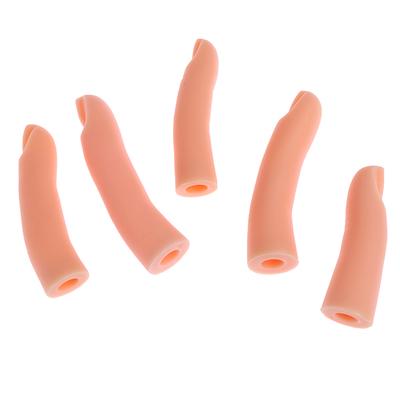 5 ks/sada Tréninkový model prstu pro nácvik nail artu, akrylový gel, salonní nástroje