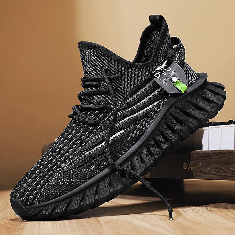 New Shoes for Men Casual Sport Shoes Spring Breathable Mesh Sneaker Comfortable Lace-up Trainers