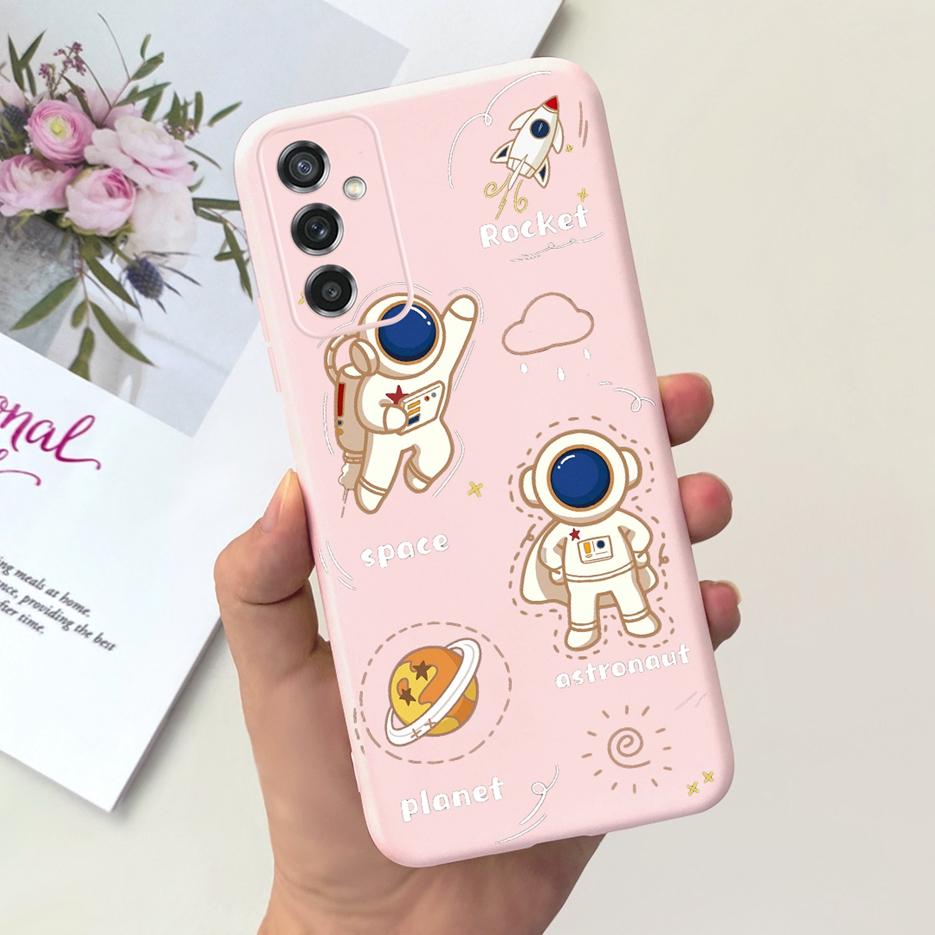 For Samsung Galaxy M52 5G Case SM-M526B Cute Dinosaur Cartoon Back Cover Soft Silicone Phone Case For Samsung M52 M 52 5G Fundas