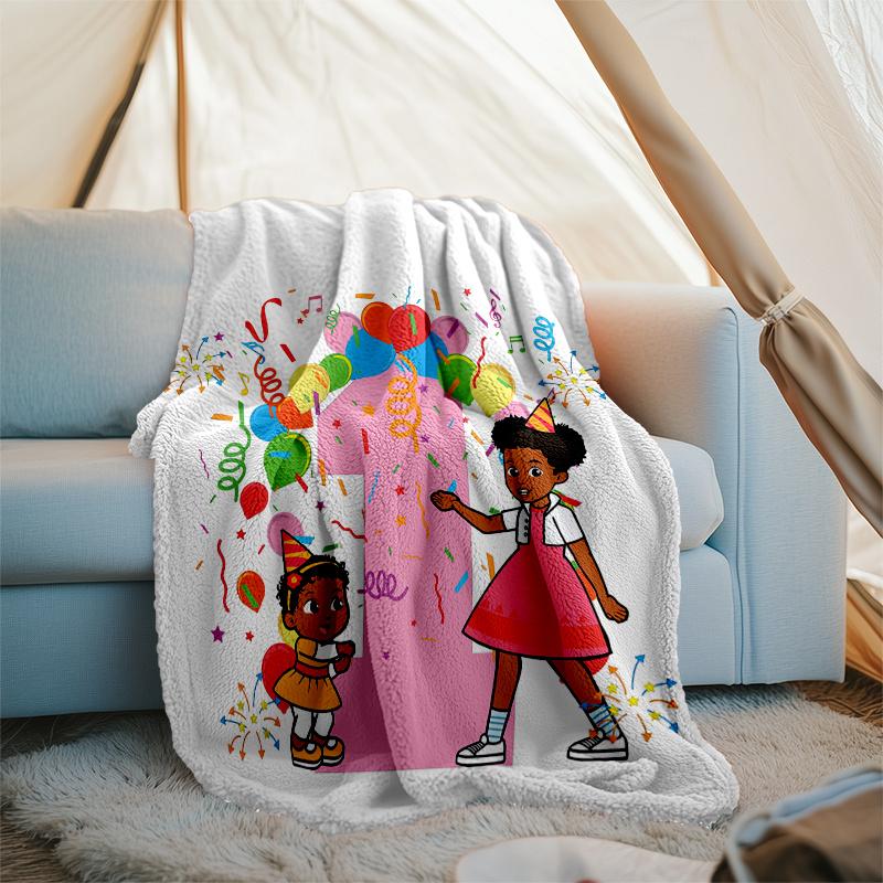 Gracie's Corner Theme Printed Blanket,Perfect for Couch, Bed, Travel & Outdoor Use | Machine Washable, Cozy & Durable.