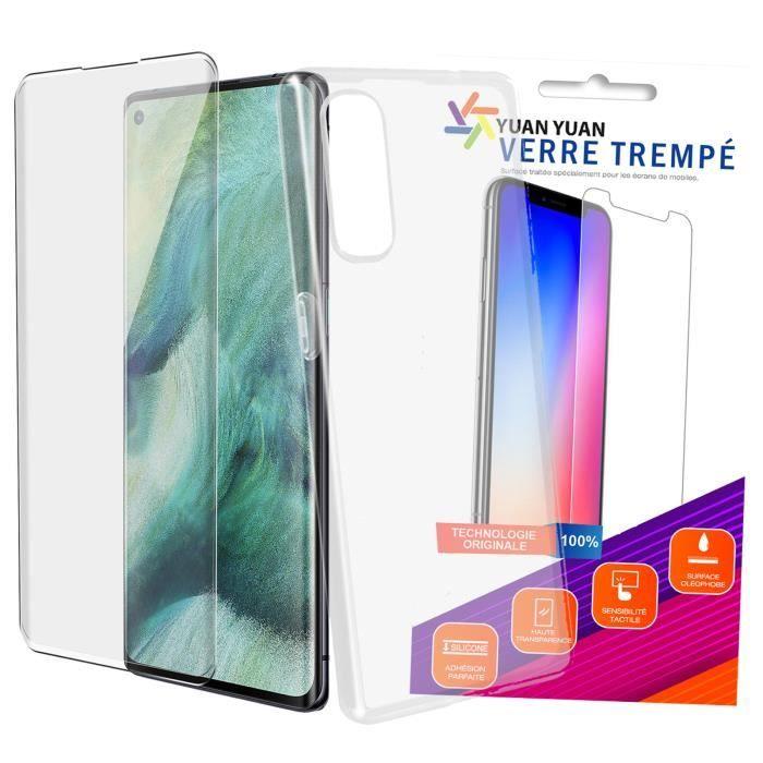 Coque de protection - Yuan Yuan - Samsung Galaxy A33 5G - Silicone transparent - Verre trempé - 0.26mm