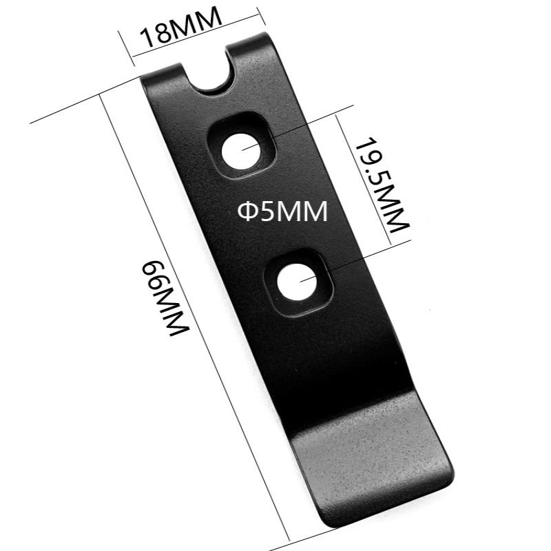 Klipy na K pouzdro z nerezové oceli Klip na opasek K pouzdro Univerzální Kydexový nosný opasek Pouzdro Zadní klip Příslušenství k pouzdru na nůž