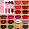 CmaaDu Face Lipstick, Red Lip Gloss Two -in -one Matte Cup Is Easy To Color