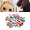 10Pcs/set Miniature Mini Hair Pin Decor Doll Accessories 1/6 1/12 OB11 Doll Clips Mini 2cm Hairpins Doll Accesories