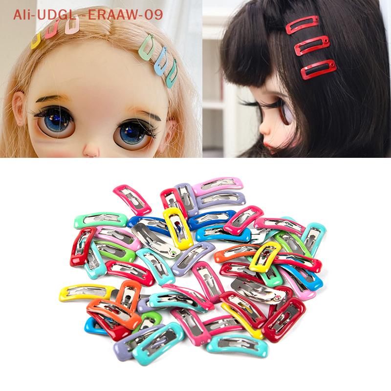 10Pcs/set Miniature Mini Hair Pin Decor Doll Accessories 1/6 1/12 OB11 Doll Clips Mini 2cm Hairpins Doll Accesories
