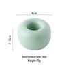 Ceramic Macaron Toothbrush Holder - Fashionable Dental Tool Stand for Couples