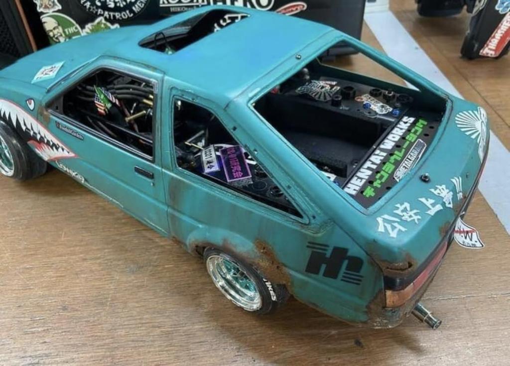 Metal Garage Japan Original TAMIYA Hentai Rear Trunk Plate CC-01 (MG-CC08)