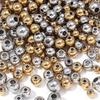 10-100Pcs 2-10mm High Quality Stainless Steel Beads For Jewelry Making Loose Spacer Round Beads DIY Bracelet Necklace Wholesale
