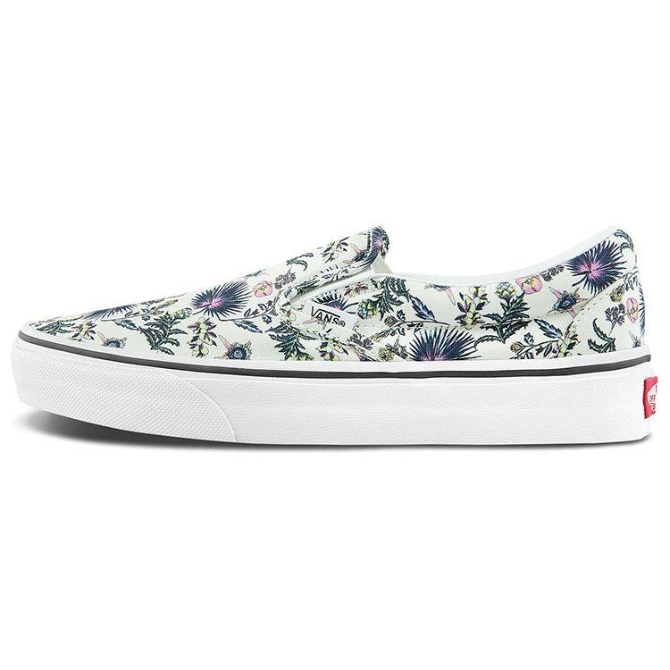 Vans Classic Slip-On Retro Low-Top Casual Skate Shoes Unisex Sneakers White Multicolor VN0A33TB30R