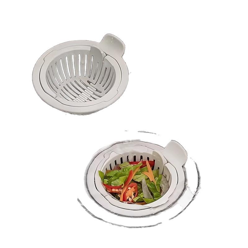 Anti-blocking Leftovers Without Dirty Hands Kitchen Sink Strainer