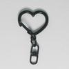 Heart-Shaped Painted Keychain - Handmade DIY Jewelry & Bag Pendant with Perler Beads.