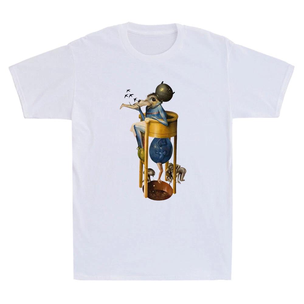 Hieronymus Bosch The Garden of Earthly Delights Devil Funny Meme Men s T-Shirt 3XL