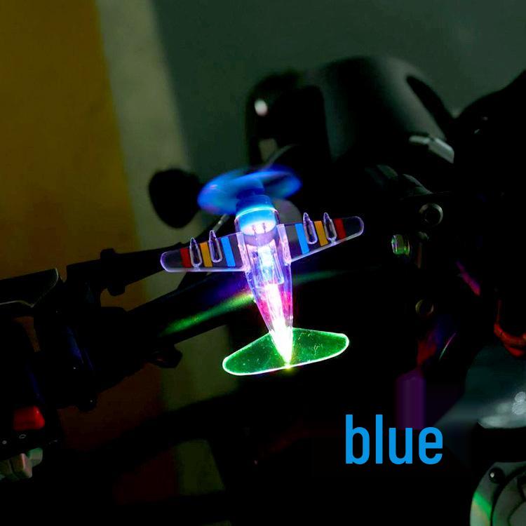 

Cycling Wind-Powered LED Light-Up Airplane Ornament