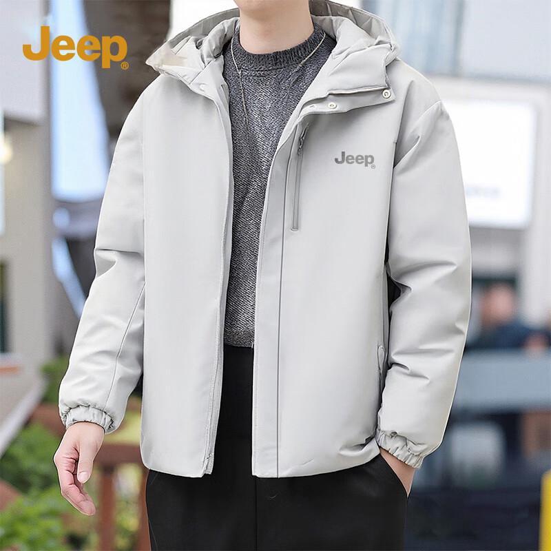 

JEEP Men s Winter Thermal Parka Jacket M