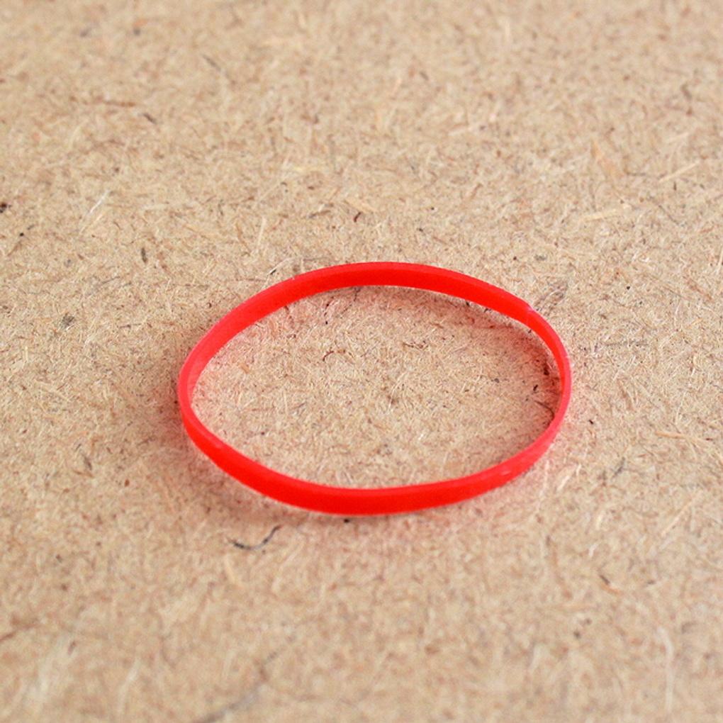 Women's Colored Rubber Hair Band Scrunchies (50 Pieces)