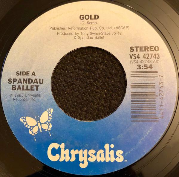 

7inch Record SPANDAU BALLET Gold VS442743 CHRYSALIS 1983 US Rock Used