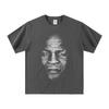 Mike Tyson Intense Portrait Graphic T-Shirt Oversized Crew Neck Moisture Wicking Boxing Casual Outdoor Streetwear