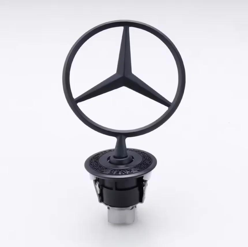Mercedes-Benz car front hood 3D alloy logo badge is suitable for W203 W204 W205 W206 W212 W213 W222 W223 E300