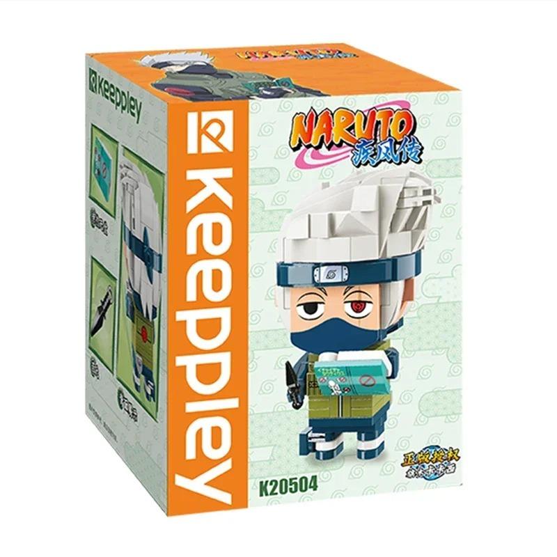 Keeppley Naruto Building Blocks Kakashi Haruno Sakura Sasuke Assembled Model Toys Children's Birthday Gifts Anime Peripherals