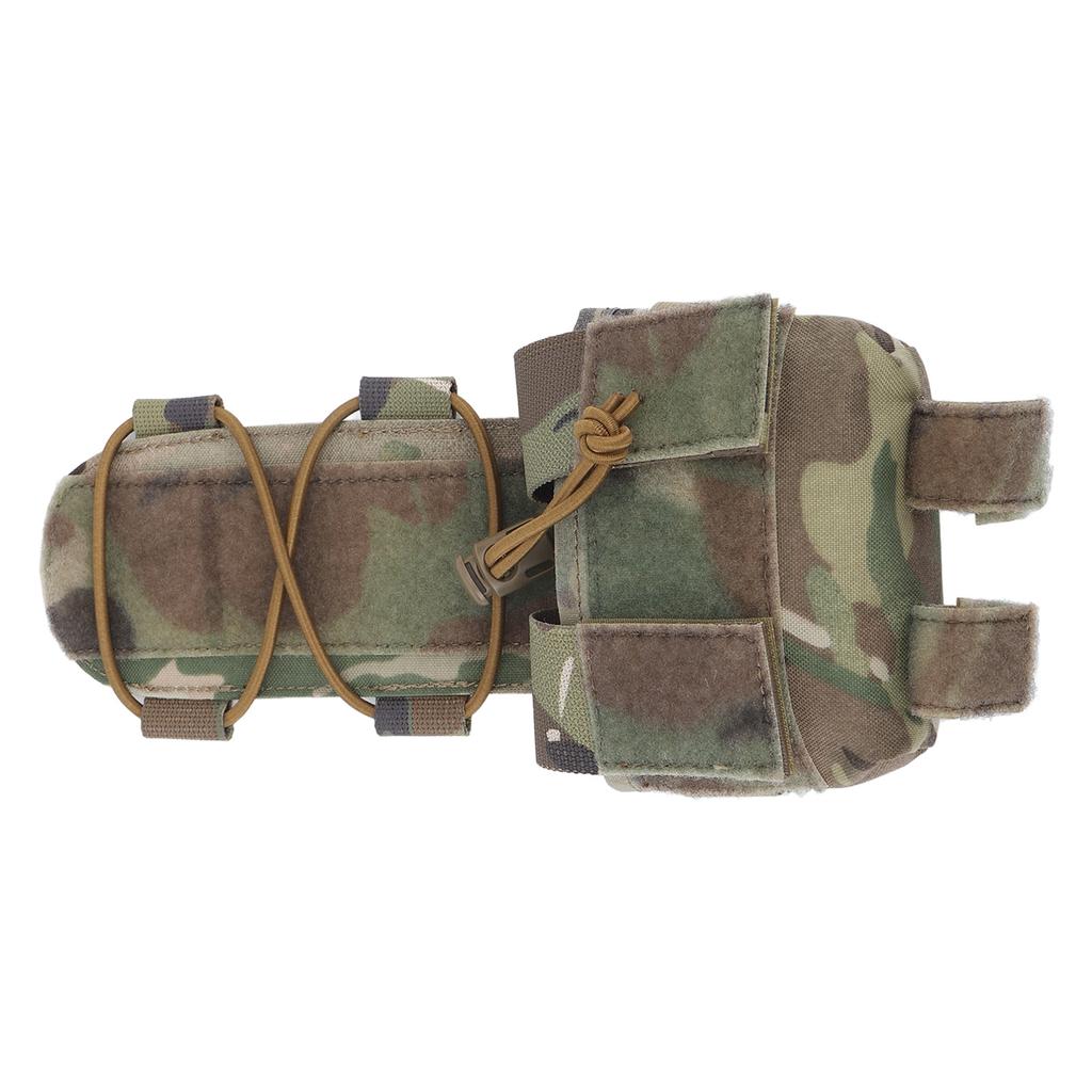 Helmet Battery Pouch for MK2 Kaudura Helmet Battery Pack Storage Bag Accessory with Hook and Loop for Shooting Cycling